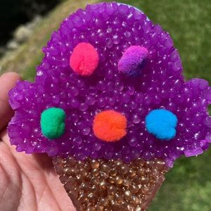 Ice cream cone car freshie